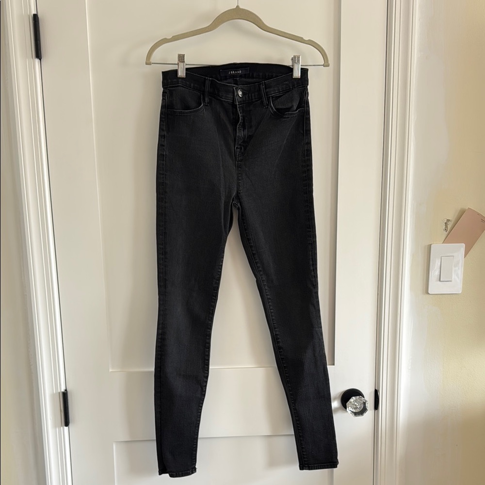 J Brand Black Skinny Jeans High-Rise